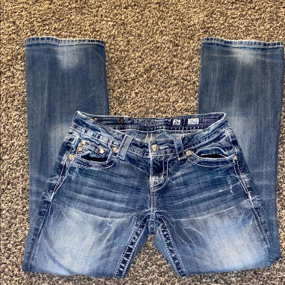 Miss Me low rise boot cut